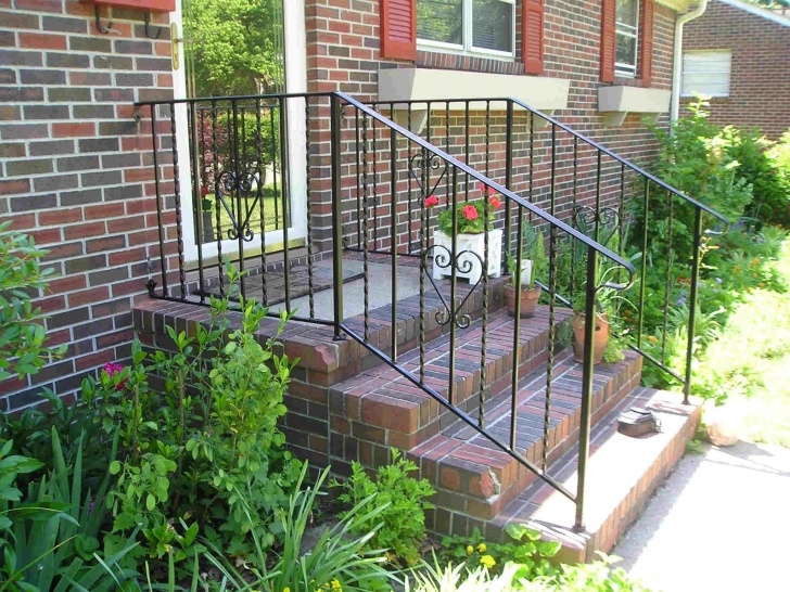 Wrought Iron Handrails For Outdoor Steps Stair Designs