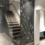 Amazingly Partition Of Stairs In Living Room Picture 692