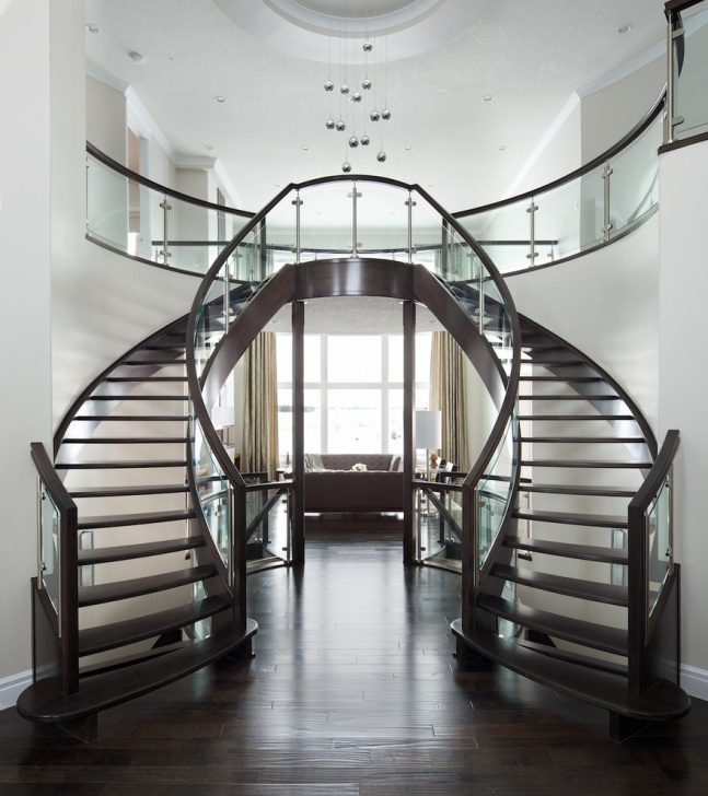 Best Cool Modern Double Staircase Picture 448