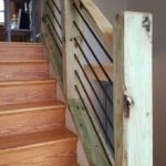Best Cool Rustic Handrails For Stairs Photo 484