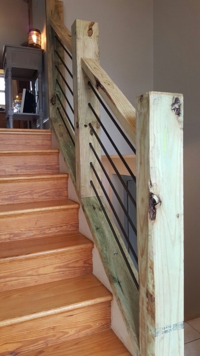 Best Cool Rustic Handrails For Stairs Photo 484