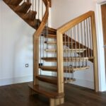 Best Curved Wooden Staircase Picture 795