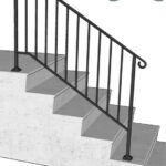Best Iron X Handrail Picket Image 945