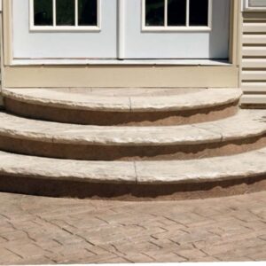Round Concrete Steps Design