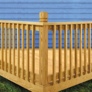 Wood Balusters Deck