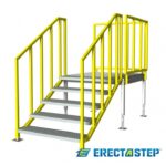 Creative Portable Stairs With Handrail Image 843