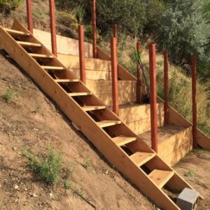Hillside Stairs Design