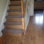 Easy Wooden And Carpet Stairs Picture 589