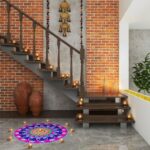 Fantastic Duplex Stairs Wall Design Photo 666