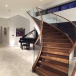 Fantastic Glass Balustrade With Timber Handrail Photo 991