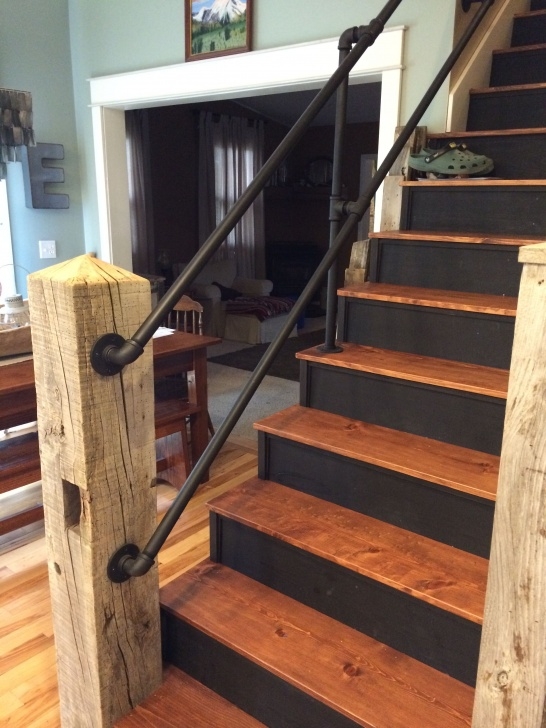 Fantastic Rustic Handrails For Stairs Image 230