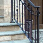 Good Exterior Wrought Iron Stair Railings Photo 204
