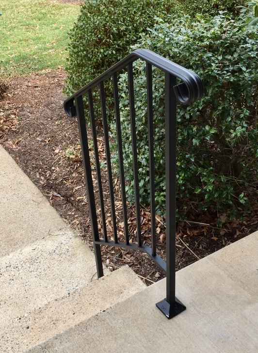 Gorgeous Iron X Handrail Picket Picture 839