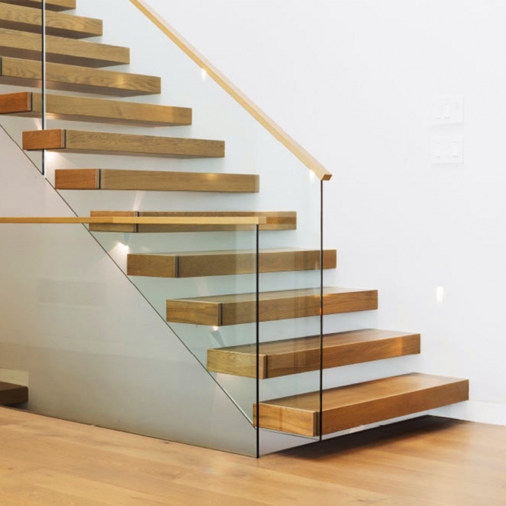 Imaginative Glass Balustrade With Timber Handrail Photo 454