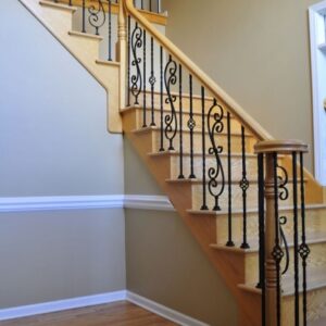 Iron And Wood Staircase