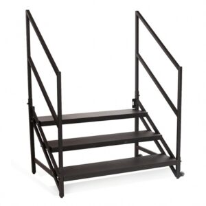 Portable Stairs With Handrail