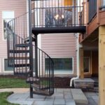 Insanely Spiral Staircase Outdoor Deck Picture 078