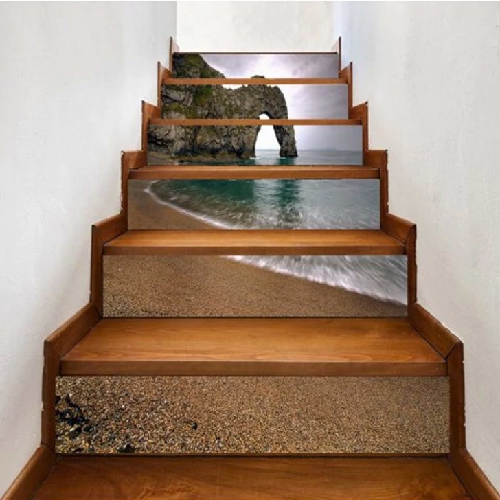 Inspiration Wood Stairs With Tile Risers Photo 895