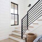 Inspiring Modern Farmhouse Stair Railing Image 611