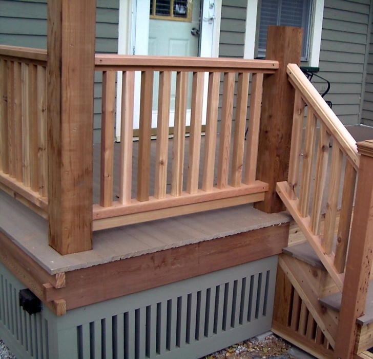 Interesting Wood Porch Handrail Image 837