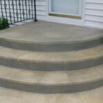 Perfect Round Concrete Steps Design Photo 298