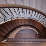 Popular Curved Wooden Staircase Picture 959
