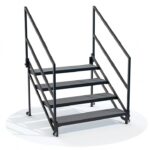 Remarkable Portable Stairs With Handrail Picture 232