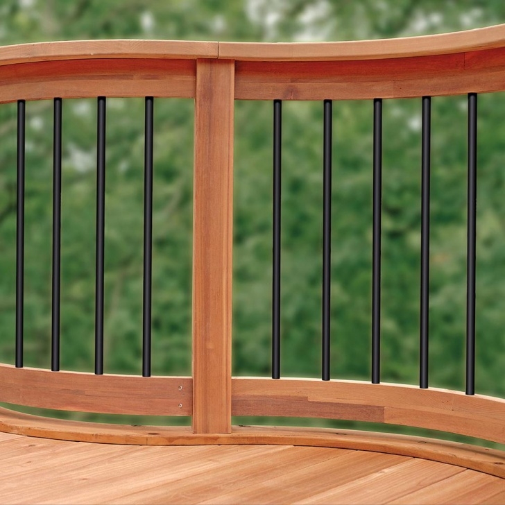 Remarkable Wood Balusters Deck Photo 554