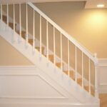 Simple Basement Stair Railing Photo 560