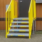 Simple Portable Stairs With Handrail Picture 210