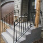 Stunning Exterior Step Railing Image 013