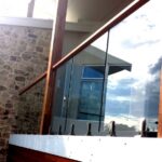 Stunning Glass Balustrade With Timber Handrail Image 628