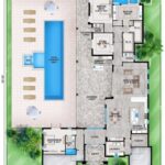 Stylish House Plans With Stairs In The Middle Image 678