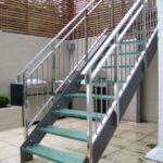Stylish Metal Outdoor Stairs Image 437