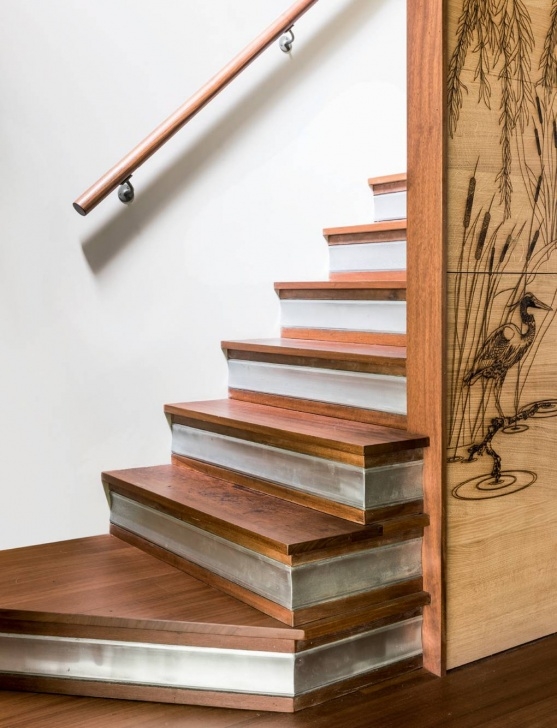 Stylish Teak Wood Staircase Designs Picture 620