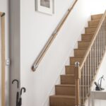 Stylish Wall Mounted Handrails Wood Photo 024