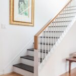 Stylish White Oak Handrail Photo 985