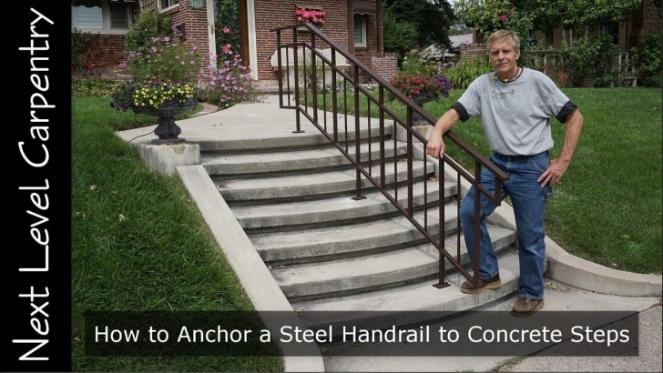 Surprising Handrails For Concrete Steps Photo 979