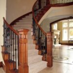 Top Iron And Wood Staircase Photo 455