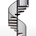 Amazing Black Spiral Staircase Picture 460