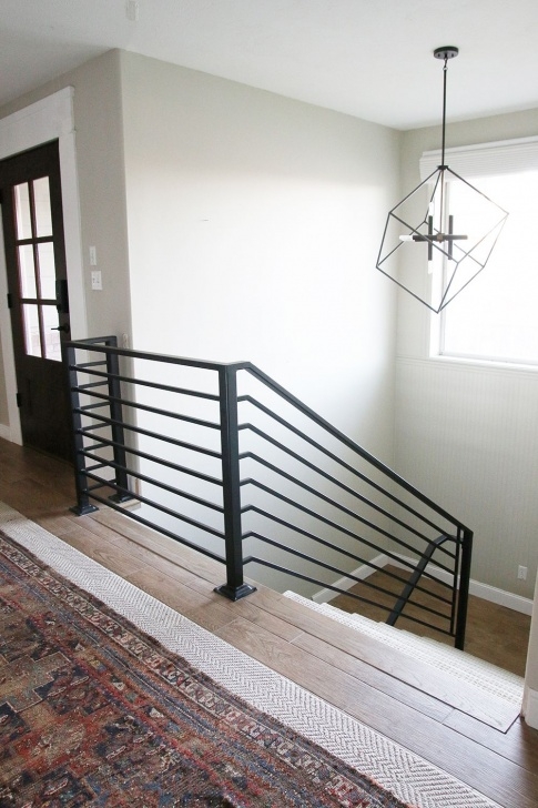 Amazingly Black Metal Railing For Stairs Picture 500