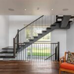 Amazingly Quarter Turn Staircase Design Photo 811