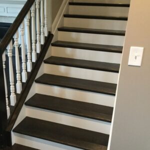 Staining Stair Treads