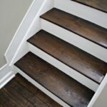 Amazingly Staining Wood Steps Image 834