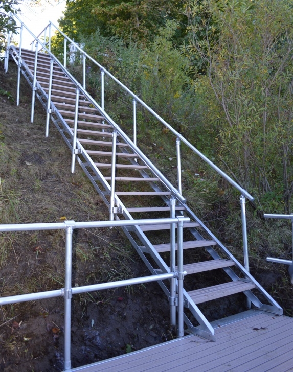 Awesome Aluminum Steps With Handrail Photo 636