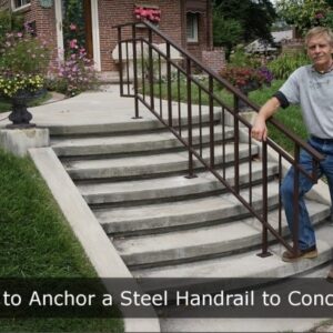 Outdoor Handrails For Concrete Steps
