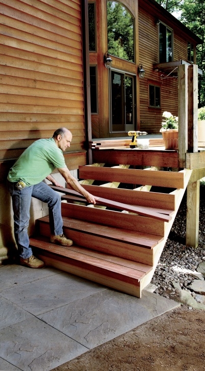 Awesome Outdoor Wood Steps Photo 916