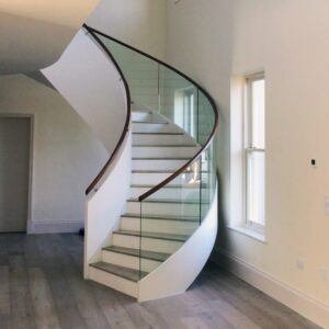 Concrete Curved Stairs