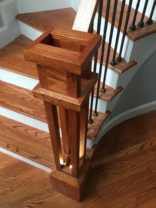 Best Cool Newel Post Designs Photo 428