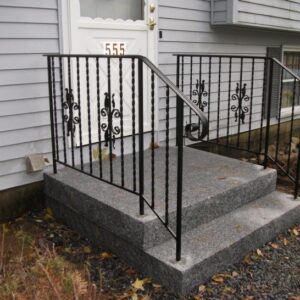 Outdoor Iron Stair Railing